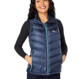 L.L. Bean Women’s Goose Down Puffer Vest water-repellent size Small
